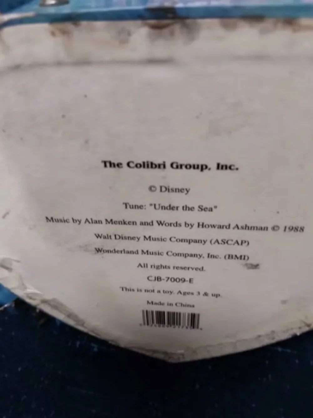 💕 3/$25 Rare Disney’s The Little Mermaid Heart Music Jewelry Box (1990’s)